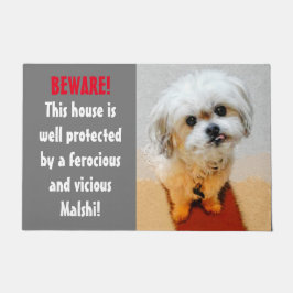 Malshi Funny Guard Dog Doormat Groß Fußmatte