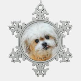 Malshi Snowflake Schneeflocken Zinn-Ornament