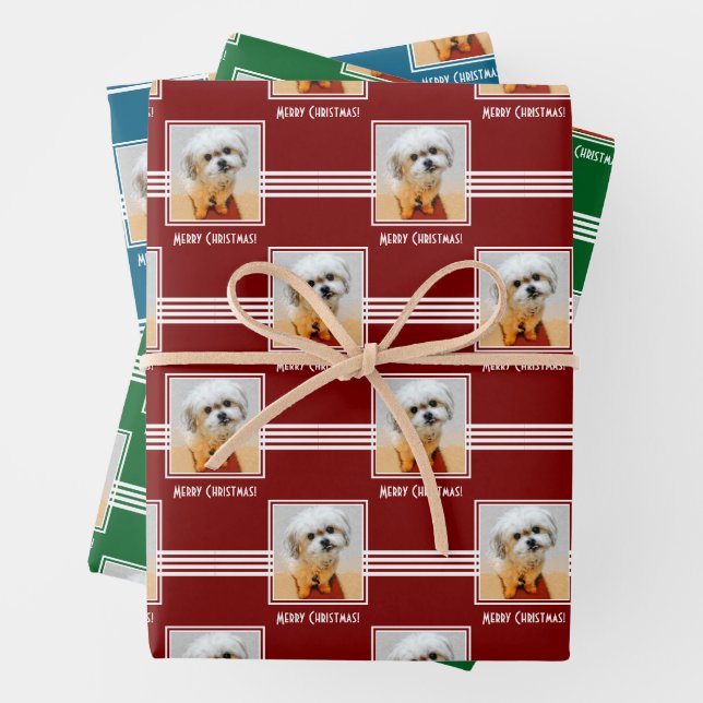 Malshi Weihnachtspapier Bogen Geschenkpapier Set (Beispiel)