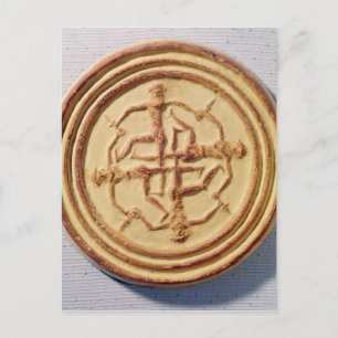 Malt mit vier Kriegern Postkarte