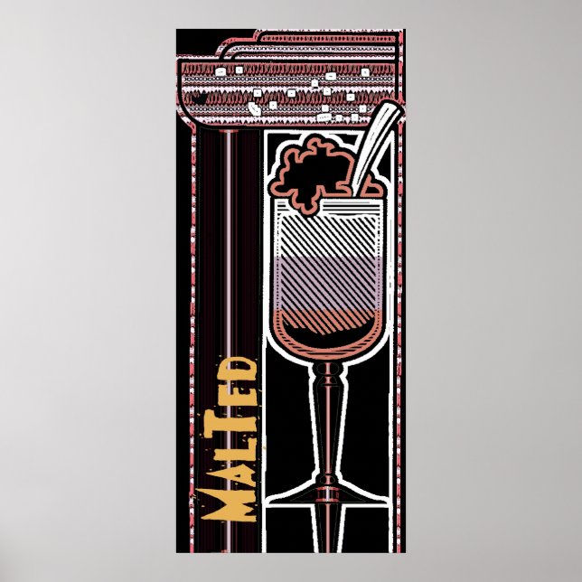 malt shop poster (Vorne)