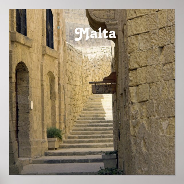 Malta Alleys Poster (Vorne)