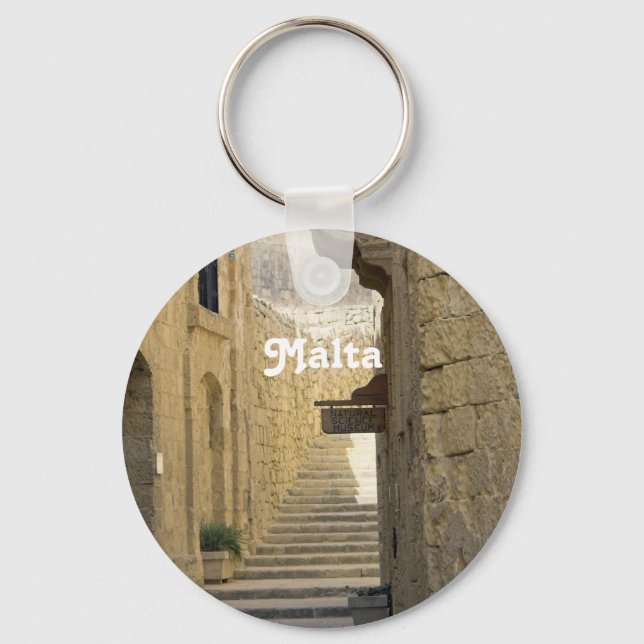 Malta Alleys Schlüsselanhänger (Vorderseite)