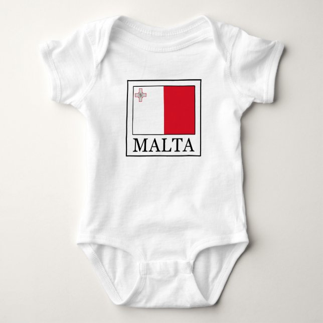Malta Baby Strampler (Vorderseite)