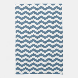 Malta Blue Wave Chevron Küchentuch
