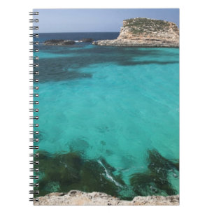 Malta, Comino-Insel, Die Blaue Lagune Notizblock