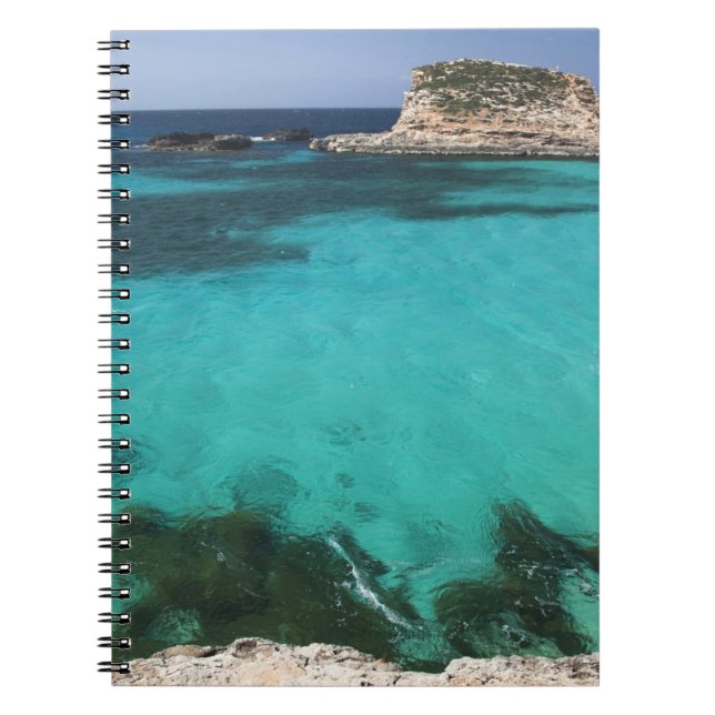 Malta, Comino Island, die Blaue Lagune Notizblock (Vorderseite)