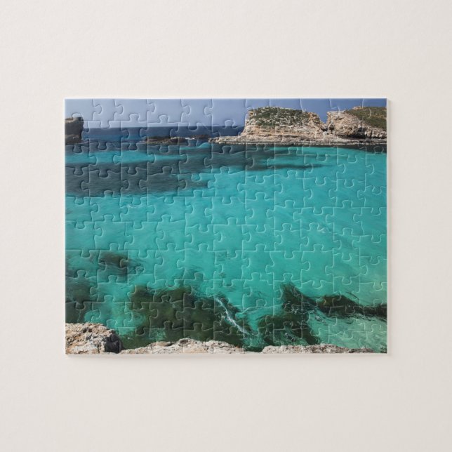 Malta, Comino Island, die Blaue Lagune Puzzle (Horizontal)