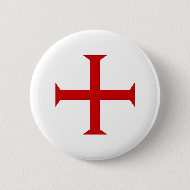 Malta des templar Ritter-roten Kreuzes teutonic Button (Vorderseite)