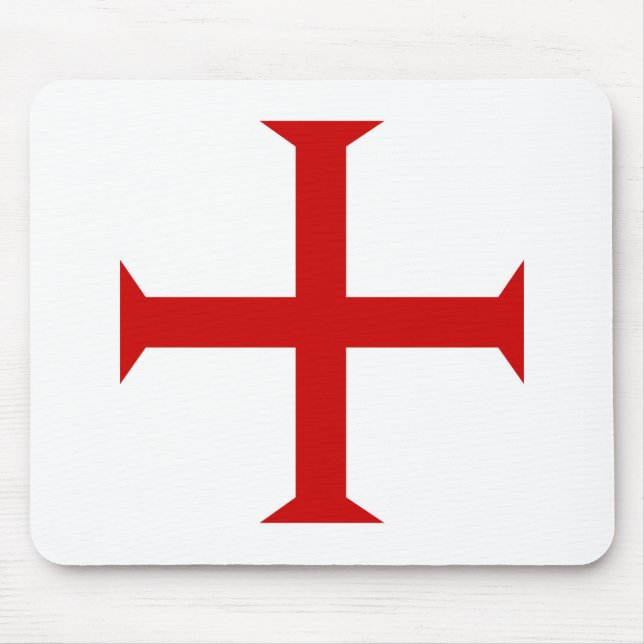 Malta des templar Ritter-roten Kreuzes teutonic Mousepad (Vorne)