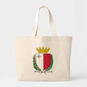 Malta-Emblem Jumbo Stoffbeutel