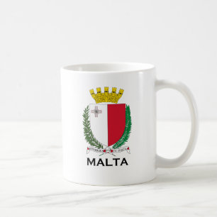 MALTA - Emblem/Wappen/Symbol/Flagge Tasse