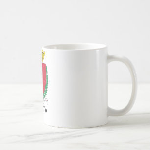 MALTA - Emblem/Wappen/Symbol/Flagge Tasse