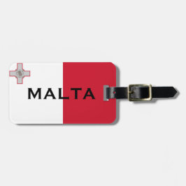 Malta Flag-Gepäckmarke Gepäckanhänger