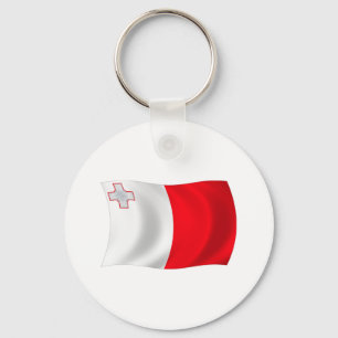 Malta Flag Schlüsselanhänger