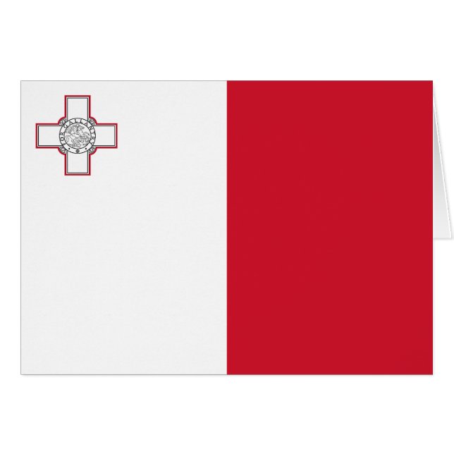 Malta-Flagge (Vorderseite (Horizontal))