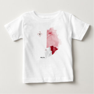 Malta-Flagge Baby T-shirt