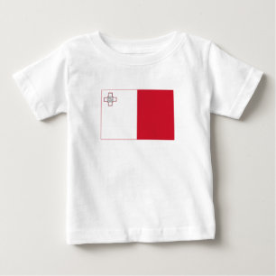 Malta-Flagge Baby T-shirt