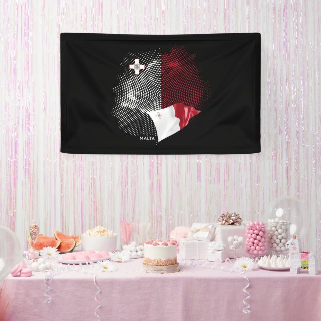 Malta-Flagge Banner (Party)