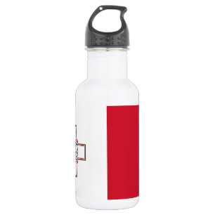 Malta-Flagge Edelstahlflasche