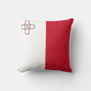 Malta-Flagge Kissen