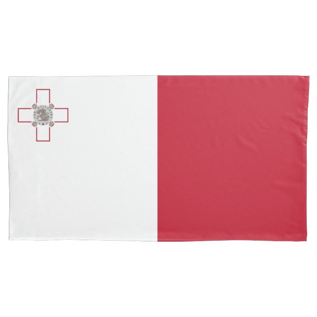 Malta-Flagge Kissenbezug (Vorderseite)