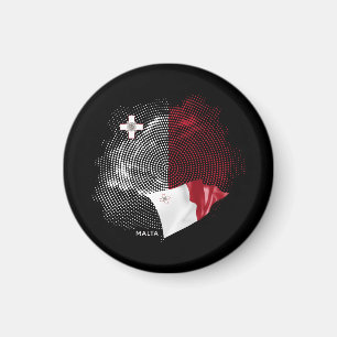Malta-Flagge Magnet