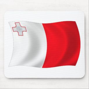 Malta-Flagge-Mauspad Mousepad