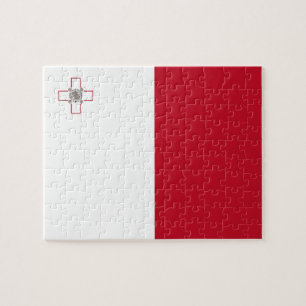 Malta-Flagge Puzzle