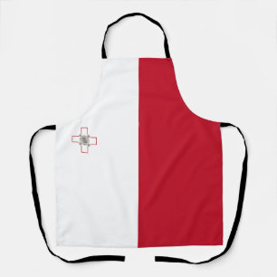 Malta-Flagge Schürze
