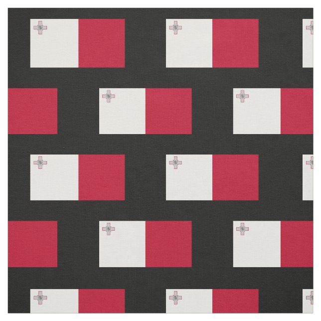 Malta-Flagge Stoff (Muster)