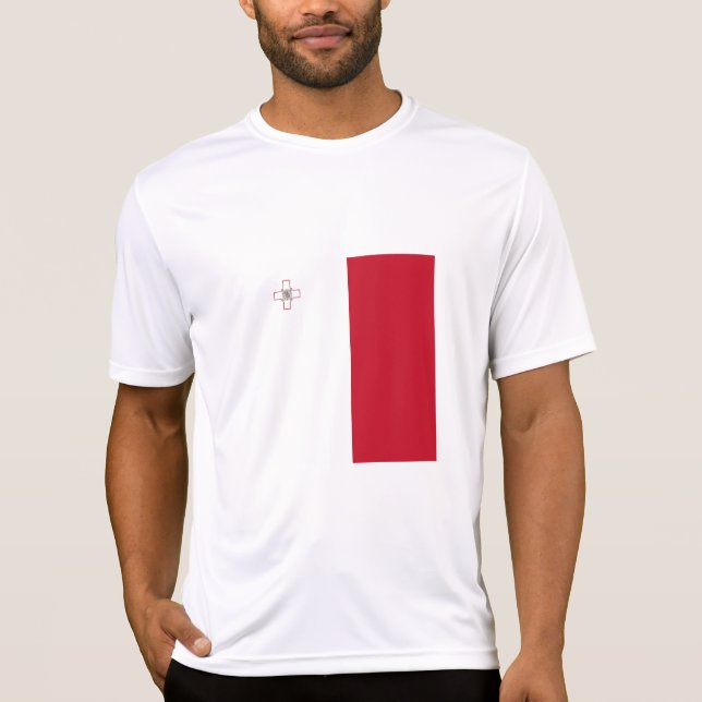 Malta-Flagge T-Shirt (Vorderseite)