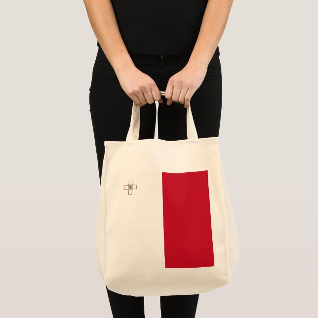 Malta-Flagge Tragetasche (Vorderseite (Produkt))