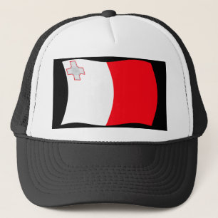 Malta-Flaggen-Mütze Truckerkappe