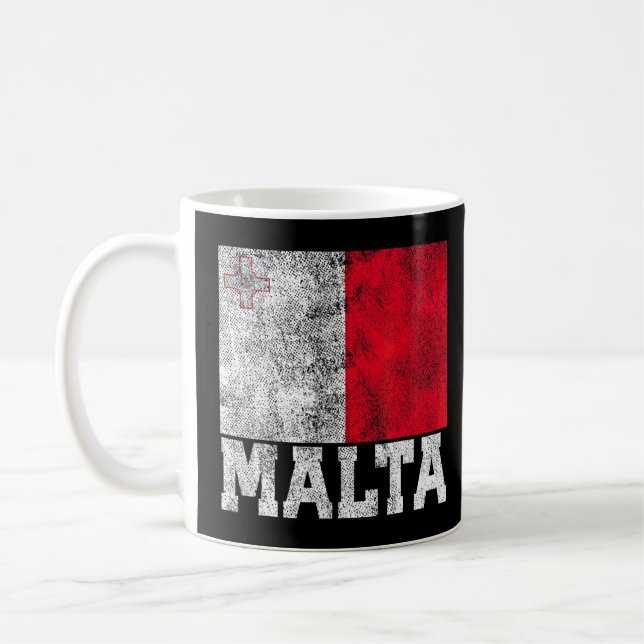 Malta Flaggen National Prix Roots Country Family N Kaffeetasse (Links)