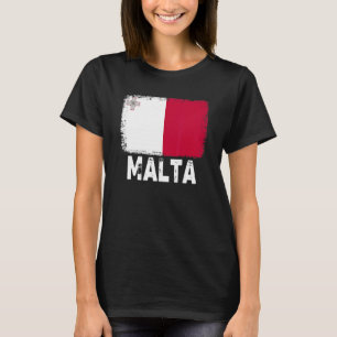 Malta Flaggenunterstützung maltesische Volksfrauen T-Shirt