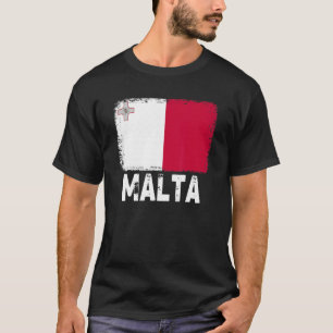 Malta Flaggenunterstützung maltesische Volksfrauen T-Shirt