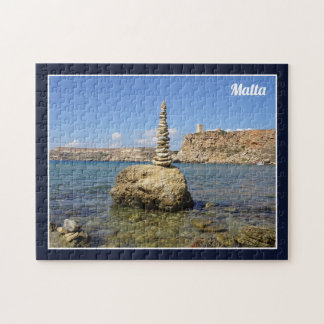 Malta Għajn Tuffieħa Bay Mediterranea Shore Puzzle