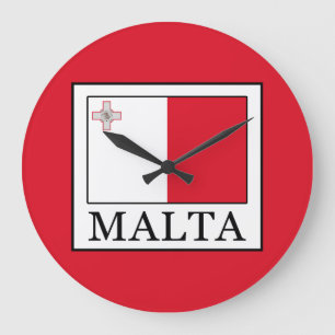 Malta Große Wanduhr