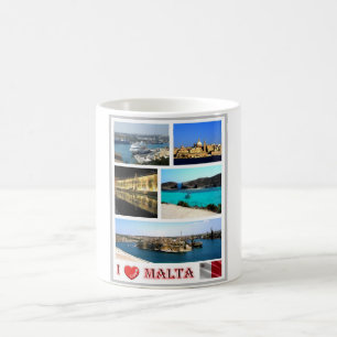 Malta - I Liebe - Kaffeetasse