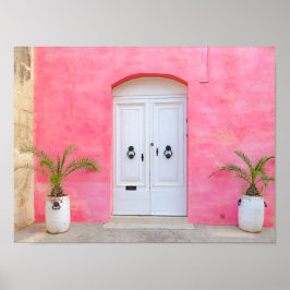💖 Malta in Pink 🌴 Poster