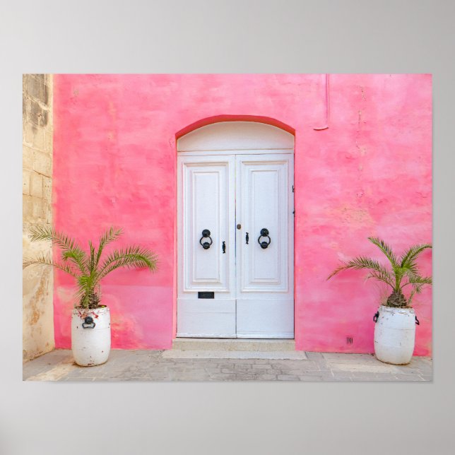 💖 Malta in Pink 🌴 Poster (Vorne)