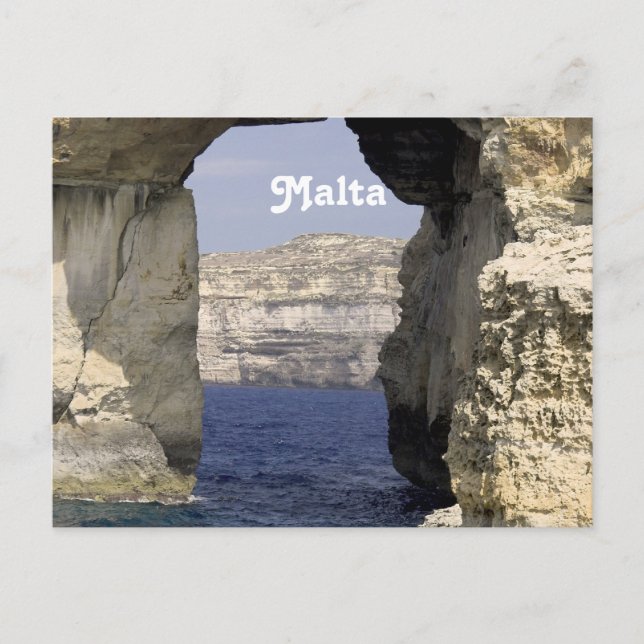 Malta-Küste Postkarte (Vorderseite)