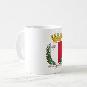 Malta Landeswappen Symbol Emblem Flagge Kaffeetasse