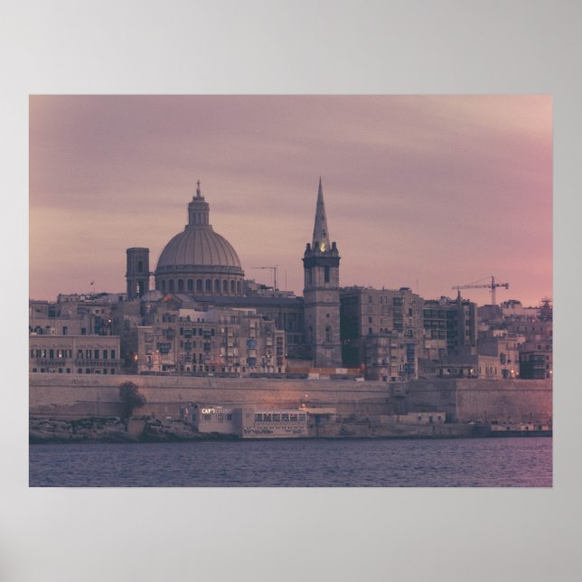 Malta-Landschaft Poster (Vorne)