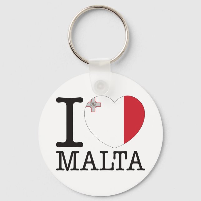 Malta Liebe v2 Schlüsselanhänger (Vorderseite)