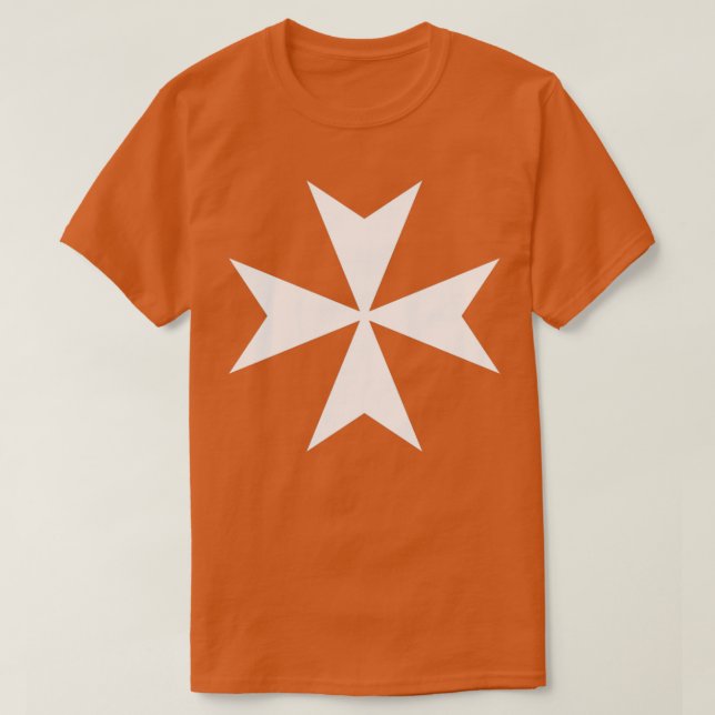 MALTA Maltese Amalfi Cross Maltese cross Knights H T-Shirt (Design vorne)