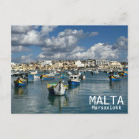 Malta - Marsaxlokk Postcard!
