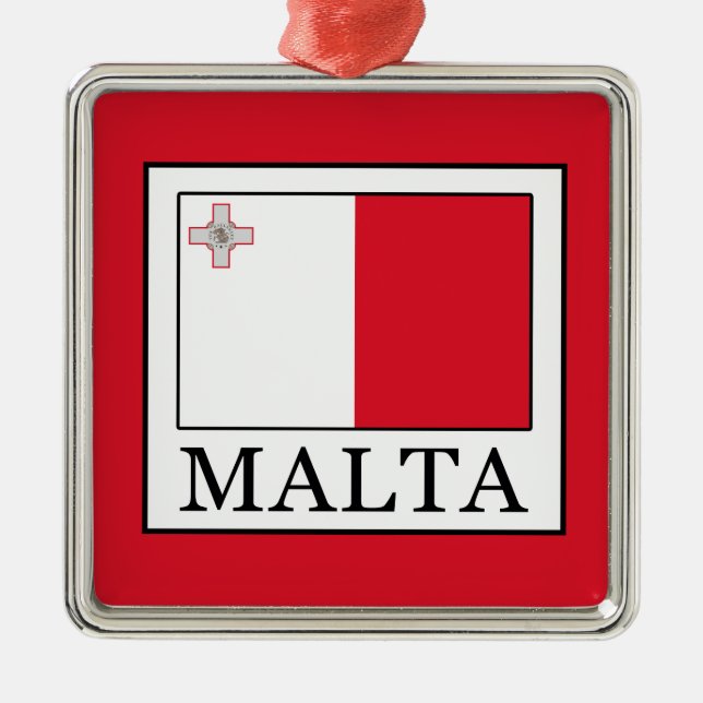 Malta Ornament Aus Metall (Vorne)