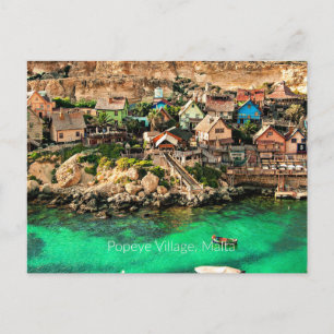 Malta, Popeye Village Postkarte